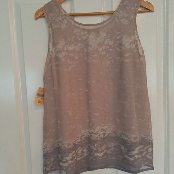 Coldwater Creek Silk  Sleeveless Top P/S (6-8) - Picture 4 of 6